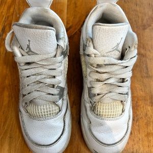 All White Air Jordan 5 Size 1